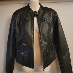 NY & Co Black Moto Jacket Size S